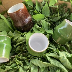 Goblets en forme de bambou