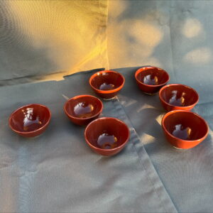 Goblet rouge brun