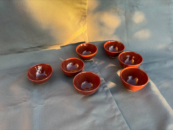 Goblet rouge brun